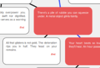 educational portion of an Inklewriter story map
